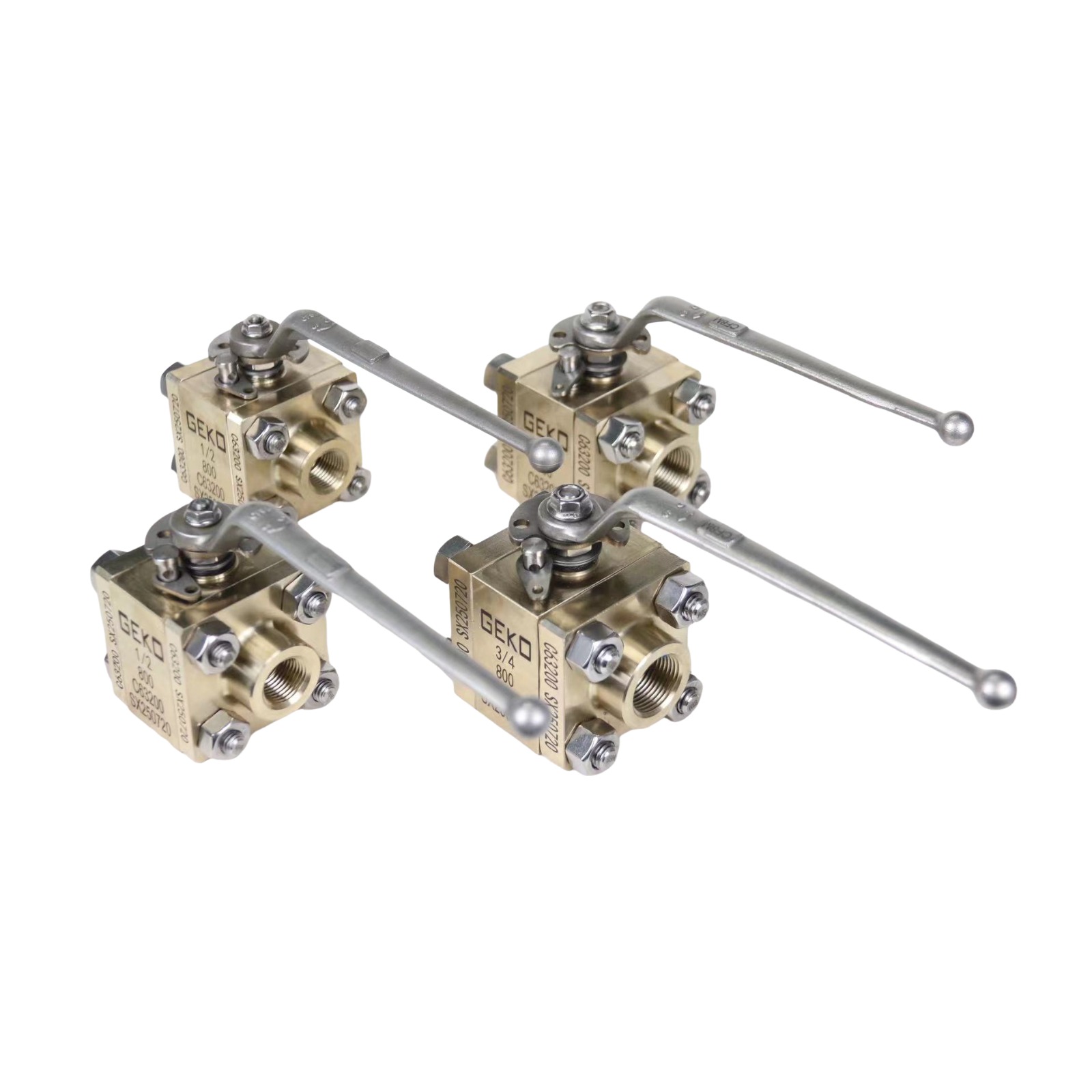 GKV135 Forged Brass Manual Ball Valve with 2000 WOG Pressure Rating